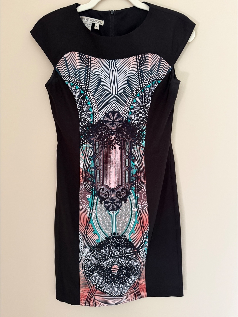 4 Maggy London Dress, Black & Abstract